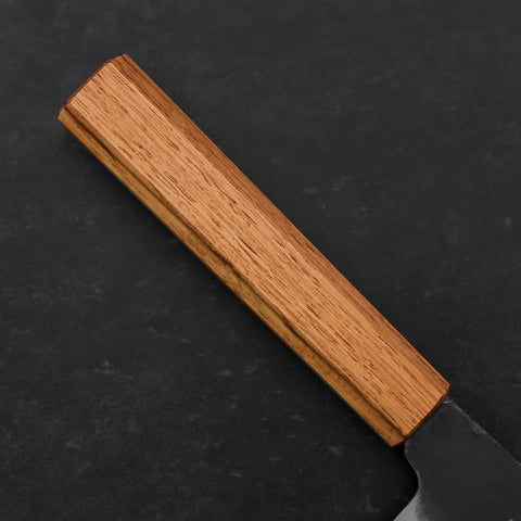 Santoku White Steel #2 Kurouchi Oak Handle 165mm (6.5”)
