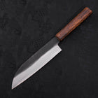 Santoku White Steel #2 Kurouchi Sumi Urushi Griff 165mm-[Musashi]-[Japan-Küchenmesser]