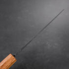 Santoku White Steel #2 Kurouchi Yaki Urushi Griff 165mm-[Musashi]-[Japan-Küchenmesser]