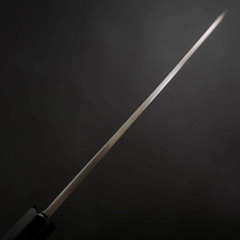 Santoku White steel #2 Kasumi Chokin Nami Fuji Büffelhorn und Ebenholz Griff 180mm-[Musashi]-[Japan-Küchenmesser]