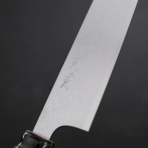 Santoku ZA-18 Damast Drachengriff aus Keramik 180mm-[Musashi]-[Japan-Küchenmesser]