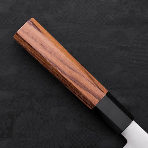Santoku ZDP-189 Poliert Büffelhorn und Teakholz Griff 180mm-[Musashi]-[Japan-Küchenmesser]