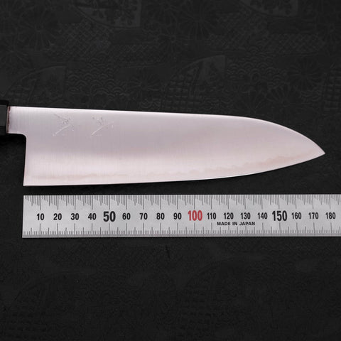 Santoku ZDP-189 Poliert Büffelhorn und Teakholz Griff 180mm-[Musashi]-[Japan-Küchenmesser]