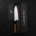 Santoku ZDP-189 Poliert Büffelhorn und Teakholz Griff 180mm-[Musashi]-[Japan-Küchenmesser]
