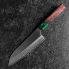 Santoku ZDP-189 Poliert Grüner Rosenholz Griff 165mm-[Musashi]-[Japan-Küchenmesser]