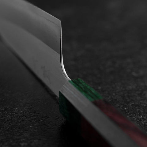 Santoku ZDP-189 Poliert Grüner Rosenholz Griff 165mm-[Musashi]-[Japan-Küchenmesser]