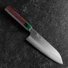 Santoku ZDP-189 Poliert Grüner Rosenholz Griff 165mm-[Musashi]-[Japan-Küchenmesser]