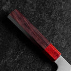 Santoku ZDP-189 Poliert Roter Rosenholz Griff 165mm-[Musashi]-[Japan-Küchenmesser]