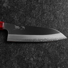 Santoku ZDP-189 Poliert Roter Rosenholz Griff 165mm-[Musashi]-[Japan-Küchenmesser]