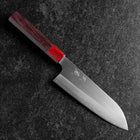 Santoku ZDP-189 Poliert Roter Rosenholz Griff 165mm-[Musashi]-[Japan-Küchenmesser]