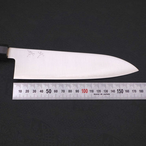 Santoku ZDP-189 Polished Buffalo Ebony Handle 180mm-[Musashi]-[Japan-Küchenmesser]