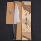 Santoku ZDP-189 Polished Buffalo Ebony Handle 180mm-[Musashi]-[Japan-Küchenmesser]