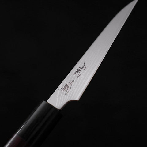 Schälmesser VG-10 Damast Rosenholz Griff 90mm-[Musashi]-[Japan-Küchenmesser]