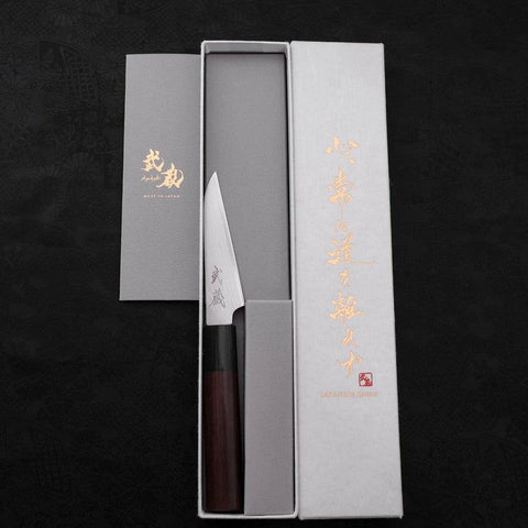 Schälmesser VG-10 Damast Rosenholz Griff 90mm-[Musashi]-[Japan-Küchenmesser]