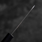 Schälmesser White Steel #2 Tsuchime Dunkelblauer Urushi Griff 80mm-[Musashi]-[Japan-Küchenmesser]