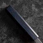 Schälmesser White Steel #2 Tsuchime Dunkelblauer Urushi Griff 80mm-[Musashi]-[Japan-Küchenmesser]