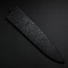 Schwarze-Ishime Saya Scheide für Gyuto mit Pin, 270mm-[Musashi]-[Japan-Küchenmesser]