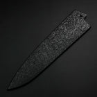 Schwarze-Ishime Saya Scheide für Gyuto mit Pin, 270mm-[Musashi]-[Japan-Küchenmesser]