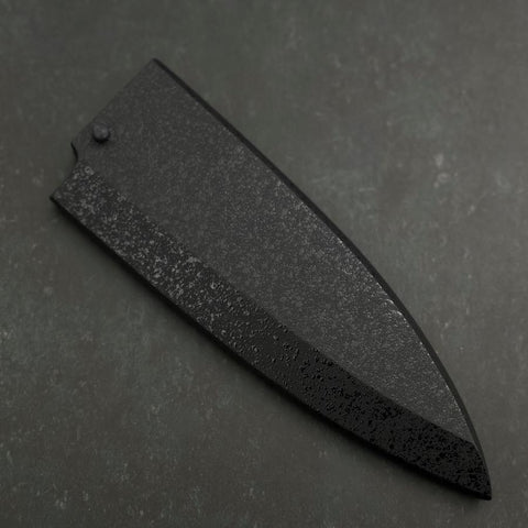 Schwarze Ishime Scheide für Deba mit Pin, 150mm-[Musashi]-[Japan-Küchenmesser]