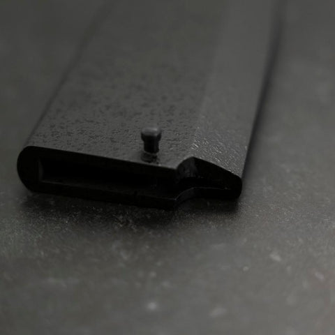 Schwarze Ishime Scheide für Deba mit Pin 180mm-[Musashi]-[Japan-Küchenmesser]