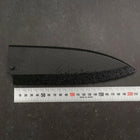 Schwarze Ishime Scheide für Deba mit Pin 180mm-[Musashi]-[Japan-Küchenmesser]