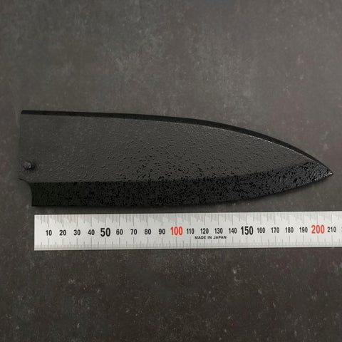 Schwarze Ishime Scheide für Deba mit Pin 180mm-[Musashi]-[Japan-Küchenmesser]