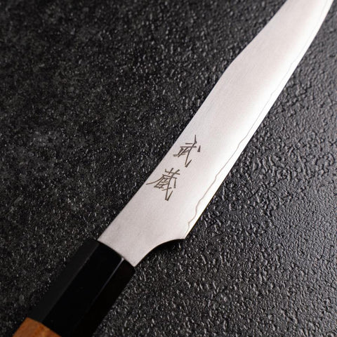 Steak Messer AUS-10 Kasumi Büffelhorn und Bubinga Griff 125mm-[Musashi]-[Japan-Küchenmesser]