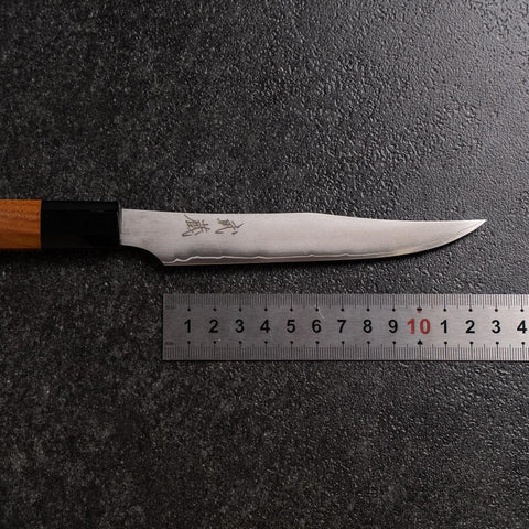 Steak Messer AUS-10 Kasumi Büffelhorn und Bubinga Griff 125mm-[Musashi]-[Japan-Küchenmesser]
