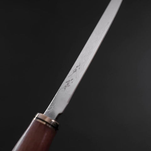 Steak knife VG-10 Damast Walnuss Griff 115mm-[Musashi]-[Japan-Küchenmesser]