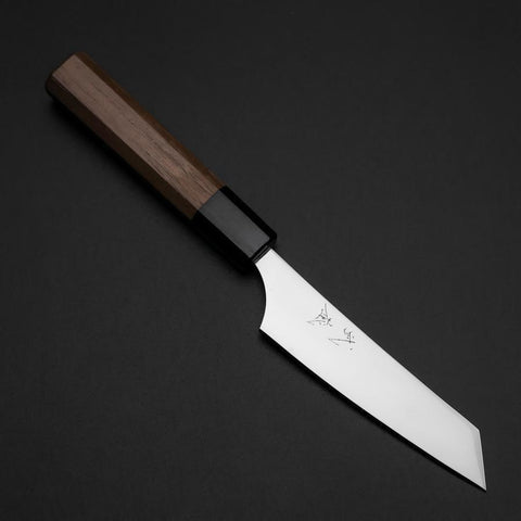 Steakmesser AUS-8 Poliert Walnussholz Griff 115mm-[Musashi]-[Japan-Küchenmesser]