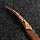 Steakmesser VG-10 Kagami Damast Ahornholz Griff 100mm - Braun-[Musashi]-[Japan-Küchenmesser]
