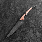 Steakmesser VG-10 Kagami Damast Ahornholz Griff 100mm - Schwarz-[Musashi]-[Japan-Küchenmesser]