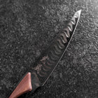 Steakmesser VG-10 Kagami Damast Ahornholz Griff 100mm - Schwarz-[Musashi]-[Japan-Küchenmesser]