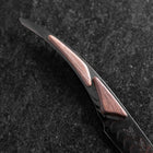 Steakmesser VG-10 Kagami Damast Ahornholz Griff 100mm - Schwarz-[Musashi]-[Japan-Küchenmesser]