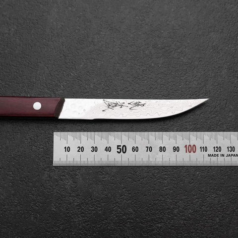 Steakmesser VG-10 Tsuchime Mahagoni Griff 110mm-[Musashi]-[Japan-Küchenmesser]