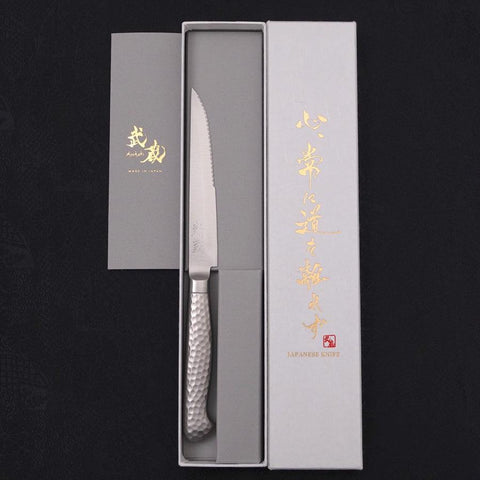 Steakmesser Voll-Rostfrei Reines Molybdän 130mm-[Musashi]-[Japan-Küchenmesser]