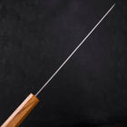 Sujihiki AUS-10 Nashiji Damascus Oak Handle 240mm-[Musashi]-[Japanese-Kitchen-Knives]