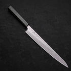 Sujihiki AUS-10 Nashiji Damast Grüner Urushi-Griff 240mm-[Musashi]-[Japan-Küchenmesser]