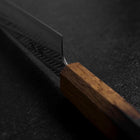 Sujihiki AUS-10 Nawame Damast Yaki Urushi Griff 240mm-[Musashi]-[Japan-Küchenmesser]
