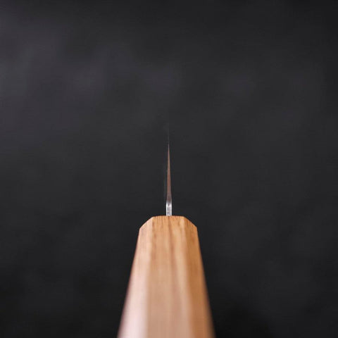 Sujihiki AUS-10 Poliert Eichenholz Griff 240mm-[Musashi]-[Japan-Küchenmesser]