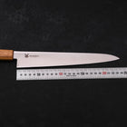 Sujihiki AUS-10 Poliert Eichenholz Griff 240mm-[Musashi]-[Japan-Küchenmesser]