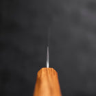 Sujihiki AUS-10 Tsuchime Damast Eichenholz Griff 240mm-[Musashi]-[Japan-Küchenmesser]