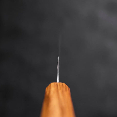Sujihiki AUS-10 Tsuchime Damast Eichenholz Griff 240mm-[Musashi]-[Japan-Küchenmesser]