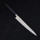 Sujihiki AUS-10 Wellen-Damast Dunkelblauer Urushi Griff 240mm-[Musashi]-[Japan-Küchenmesser]