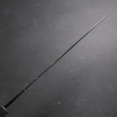 Sujihiki Blue Steel #2 Kurouchi Dunkelblauer Urushi Griff 240mm-[Musashi]-[Japan-Küchenmesser]