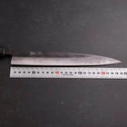 Sujihiki Blue Steel #2 Kurouchi Dunkelblauer Urushi Griff 240mm-[Musashi]-[Japan-Küchenmesser]