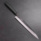 Sujihiki Blue Steel #2 Kurouchi Dunkelblauer Urushi Griff 240mm-[Musashi]-[Japan-Küchenmesser]