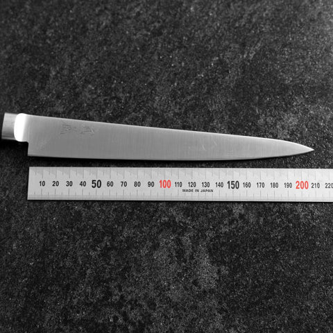 Sujihiki Molybdän Poliert Schwarzer Westlicher Griff 210mm-[Musashi]-[Japan-Küchenmesser]