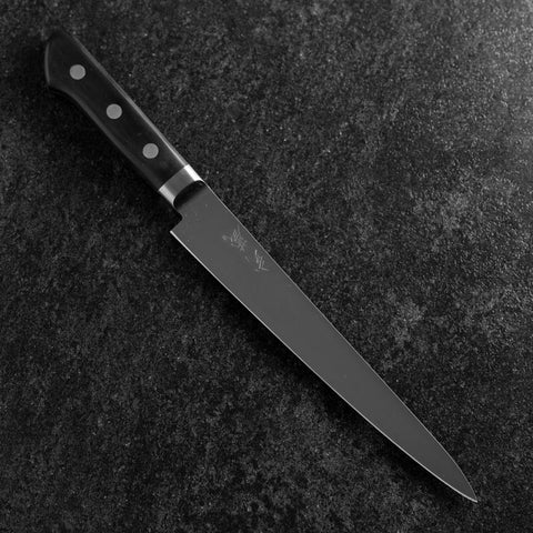Sujihiki Molybdän Poliert Schwarzer Westlicher Griff 210mm-[Musashi]-[Japan-Küchenmesser]