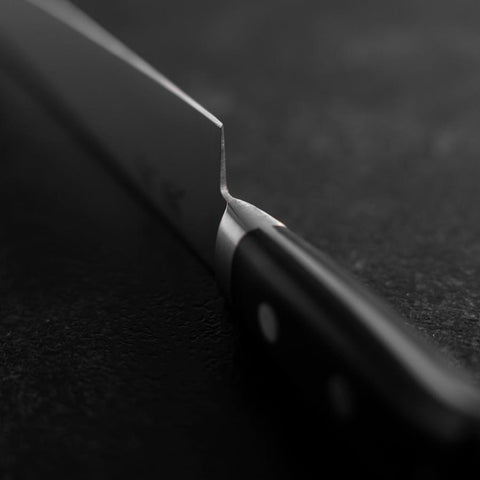 Sujihiki Molybdän Poliert Schwarzer Westlicher Griff 270mm-[Musashi]-[Japan-Küchenmesser]